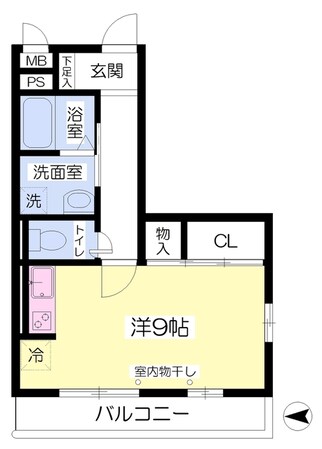 アサージュ　クエストの物件間取画像